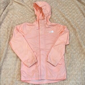 The North Face Pink Raincoat Lightweight Hooded Jacket